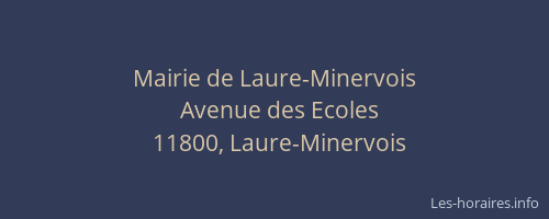 Mairie de Laure-Minervois
