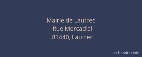 Mairie de Lautrec