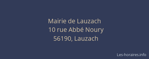 Mairie de Lauzach