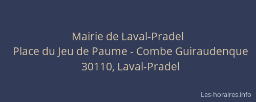 Mairie de Laval-Pradel