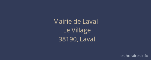 Mairie de Laval