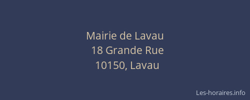 Mairie de Lavau