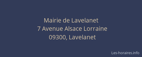 Mairie de Lavelanet