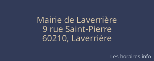 Mairie de Laverrière
