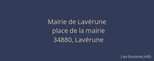 Mairie de Lavérune