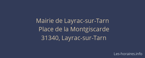 Mairie de Layrac-sur-Tarn