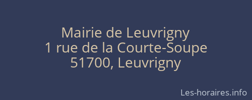 Mairie de Leuvrigny