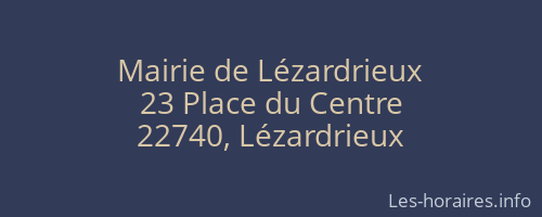 Mairie de Lézardrieux