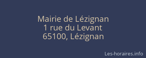 Mairie de Lézignan