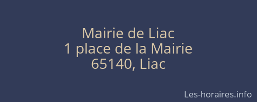 Mairie de Liac