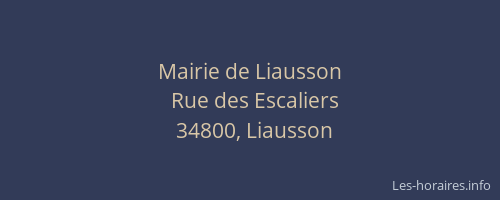 Mairie de Liausson