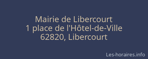 Mairie de Libercourt