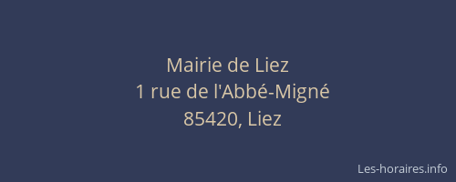Mairie de Liez