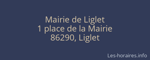 Mairie de Liglet