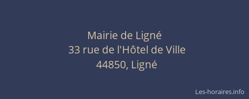Mairie de Ligné