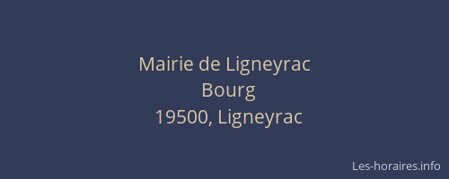 Mairie de Ligneyrac