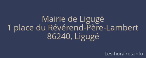Mairie de Ligugé