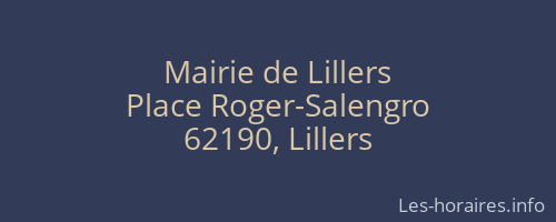 Mairie de Lillers