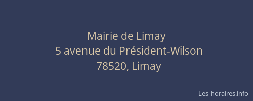 Mairie de Limay
