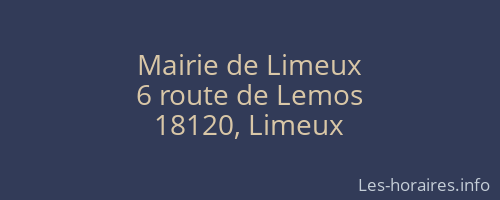 Mairie de Limeux