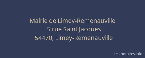 Mairie de Limey-Remenauville