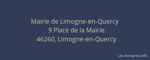 Mairie de Limogne-en-Quercy