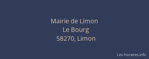 Mairie de Limon