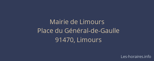 Mairie de Limours