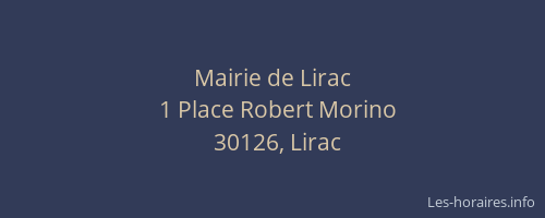 Mairie de Lirac
