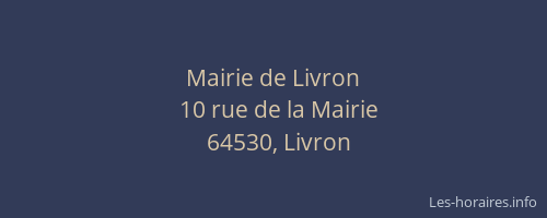 Mairie de Livron