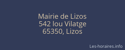 Mairie de Lizos