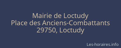 Mairie de Loctudy