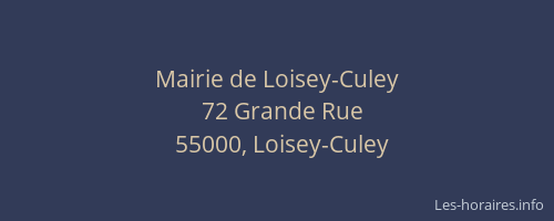 Mairie de Loisey-Culey