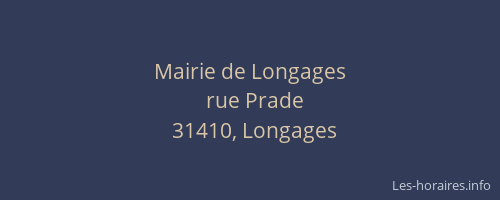 Mairie de Longages