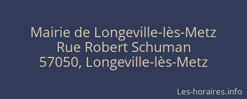 Mairie de Longeville-lès-Metz