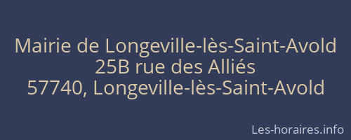 Mairie de Longeville-lès-Saint-Avold