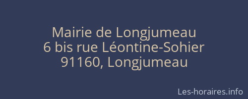 Mairie de Longjumeau
