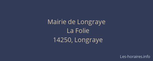 Mairie de Longraye