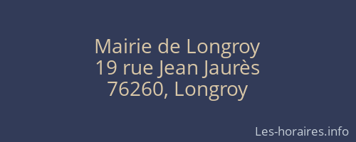 Mairie de Longroy