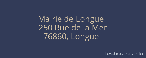 Mairie de Longueil