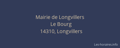 Mairie de Longvillers