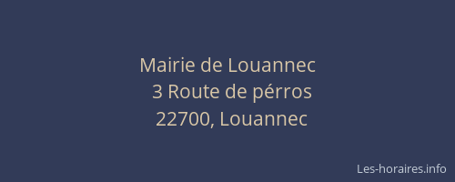 Mairie de Louannec