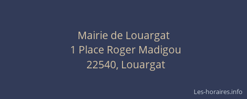 Mairie de Louargat