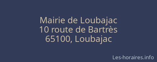 Mairie de Loubajac