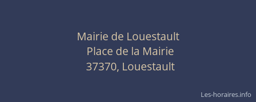 Mairie de Louestault