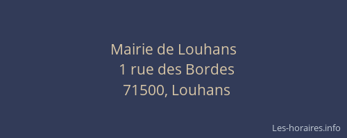 Mairie de Louhans