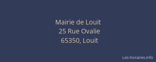 Mairie de Louit