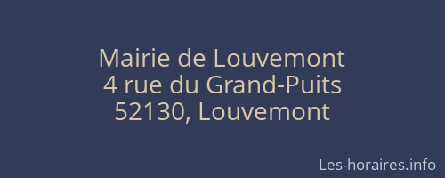 Mairie de Louvemont