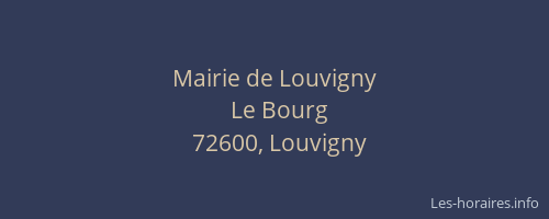 Mairie de Louvigny