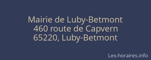Mairie de Luby-Betmont